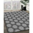 thumbnail image 3 of Ahgly Company Machine Washable Indoor Rectangle Transitional Grey Gray Area Rugs, 2' x 4', 3 of 7
