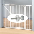 thumbnail image 5 of Adaptador de puerta 4 piezas Accesorio de varilla de husillo de rosca de puerta Piezas de repuesto de puerta de presión Instalación de tornillos de puerta para mascotas, 5 of 5