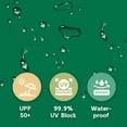 thumbnail image 3 of Abba Patio 9ft Lyon Outdoor Patio Umbrella Cover Replacement w/ 8 Sturdy Ribs, Dark Green, 3 of 6