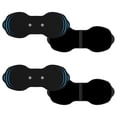 thumbnail image 1 of Paquete de 4 almohadillas de electrodos inalámbricas para unidad TENS (18 x 7,4 cm). Almohadillas de repuesto premium para unidad TENS (con conectores a presión estándar de 3,5 mm). Compatibles con la, 1 of 5