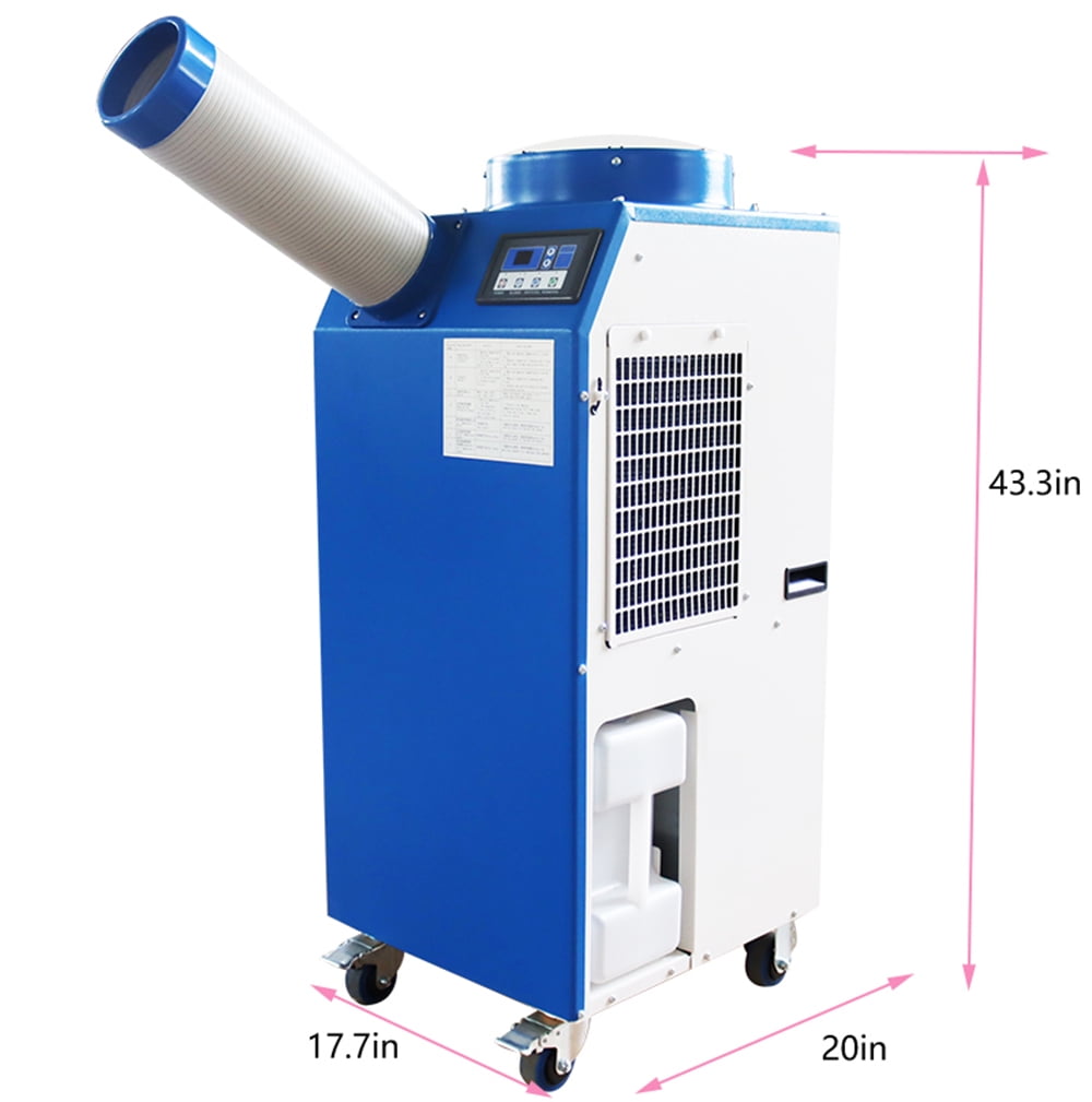 Industrial Air Conditioner Portable Spot Cooler Single Tube 11900Btu/h 220V