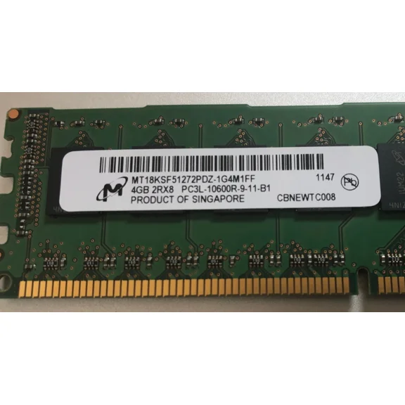 ELVY- 32Gb (8X4) Micron Ddr3 1333Mhz Registered Ecc Memory Mt18Ksf51272Pdz-1G4M1Ff