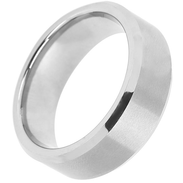 Anillo Elegante Anillo De Hombre Anillo De Joyería De Los Hombres Anillo Elegante Simple Fiesta De Acero De Tungsteno Anillo Elegante Accesorio De La Joyería Del Dedo GiftSteel Ccdes Otros