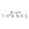 thumbnail image 2 of Jaxn Blvd. 18x9 Black Ornate Wood Framed with Double Matting Museum Art Print Titled - Give Thanks, 2 of 4