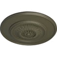 thumbnail image 3 of Ekena Millwork 23 1/2"OD x 2 3/4"P Floral Ceiling Medallion, Hand-Painted Witch Hazel, 3 of 6
