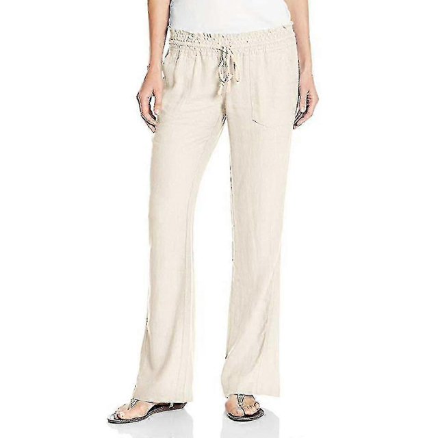 Women's Cotton Linen Pants Beach Pant