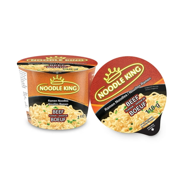 Nouilles Ramen au goût de bœuf dans un bol