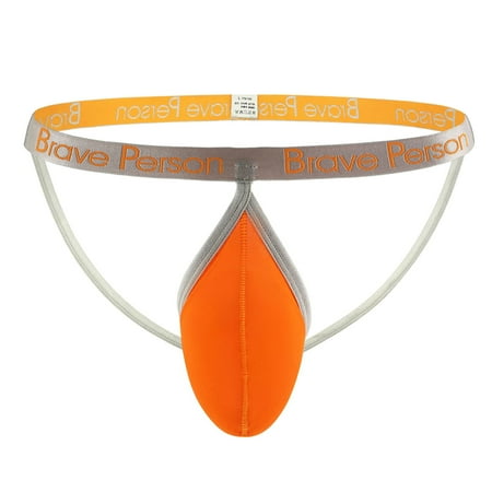 

DORKASM Mens Underwear oft Comfortable Underwear Mens Briefs Underwear for Men Orange S