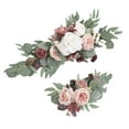 Fake Rose Flower Swag Decorative Flower Arrangement Floral Swag