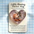 thumbnail image 4 of Pocket Hug Monkey Acrylic Token, Cute Punch Monkey Pocket Hug Token, Mini Sentimental Small Gifts for Friends Family, Little Bag of Gentle Reminders Keepsake, 4 of 9