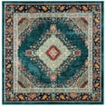 thumbnail image 4 of SAFAVIEH Madison Sonam Floral Bordered Area Rug, 4 of 6