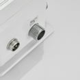 thumbnail image 2 of BWE Automatic Sensor Touchless Bathroom Sink Faucet Brushed Nickel with Hole Cover Plate Vanity Hands Free Commercial Lavatory Water Tap with Control Box and Temperature Mixer, 2 of 29