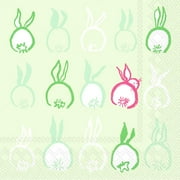Boston International C000130 Paper Cocktail Napkins Pack of 20 - Bunny Tails - case of 3