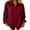 Red, variant on Only Moment Shirt Women Lightweight Solid & Printed Pattern Long Sleeve Button Down Daily Casual Outfit Blouse