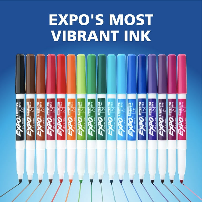 EXPO Dry Erase Markers Kit, Includes Eraser, 7 Count EXPO Dry Erase Markers Kit, Includes Eraser, 7 Count