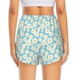 thumbnail image 4 of Goofa Daisy Floral A Printed Women 2 in 1 Running Shorts,Quick Dry Athletic Workout Shorts,High Waisted Athletic Shorts with Liner Pockets-Medium, 4 of 9