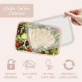 thumbnail image 4 of Bentgo Prep - 20-Piece 1-Compartment Reusable Meal Prep Containers with Lids, PFAS & BPA Free Materials, Durable, Microwave, Freezer, & Dishwasher Safe To Go Food Storage (Peony Glitter), 4 of 8