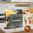 thumbnail image 4 of Slushie Machine for Home, No Ice Required Frozen Beverage Maker, 6 Preset Programs for Margaritas, Frappes, Milkshakes, Self-Cleaning, 4 of 9
