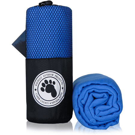 Bigfoot Outdoor Microfiber Towel (1-Pack Blue)