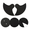 thumbnail image 1 of GOOHOCHY 2 Pcs Tambour Silencieux Noir Réutilisable Cymbale pour Pratique de Tambour à Faible Volume, 1 of 8