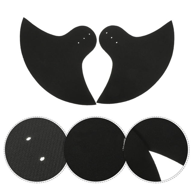 GOOHOCHY 2 Pcs Tambour Silencieux Noir Réutilisable Cymbale pour Pratique de Tambour à Faible Volume