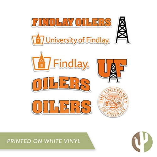 University of Findlay UF Oilers NCAA Sticker Vinyl Decal Laptop Water Bottle Car Scrapbook Sheet Type 3-1 University of Findlay UF Oilers NCAA Sticker Vinyl Decal Laptop Water Bottle Car Scrapbook Sheet Type 3-1