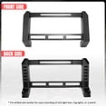thumbnail image 3 of Ikon Motorsports Bull Bar Front Push Brush Bumper Grille Guard Protector For 2009-2014 Ford F-150 F150, Textured Black Steel Aluminum, 3 of 9