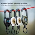 thumbnail image 2 of Heavy Duty Retractable Pull Badges ID Reel Carabiner Key U K 1/ Chain Hot, 2 of 8