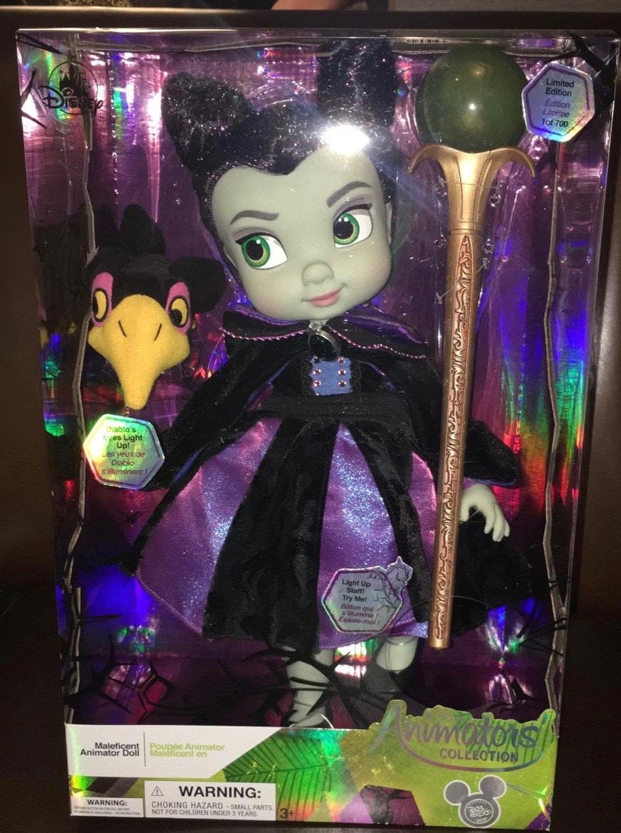 Disney D23 Expo 2019 Maleficent Animator Doll Limited of 700 New with