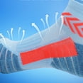 thumbnail image 4 of hoksml Kids Cushioned Ankle Running Socks, Breathable Compression Athletic Short Socks for Youth Sports Fitness Training, 4 of 8