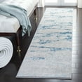 thumbnail image 3 of SAFAVIEH Meadow Vinal Wavy Marble Area Rug, Light Grey/Blue, 9' x 12', 3 of 9