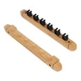 thumbnail image 5 of BAOSITY Billiard Pool Cue Rack Pool Stick Holder Wood 6 Cues Holder Practical Pool Cue Holder Billiard Cue Holder for Players Wood Color, 5 of 8