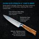 thumbnail image 2 of Cuchillo de chef Messermeister Oliva Elite Stealth 6", 2 of 6