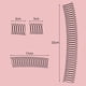 thumbnail image 4 of Peine Fijador Para Acabado De Cabello, Herramienta De Peinado De aleación De Aluminio En Forma De U Para Niñas, 4 of 8