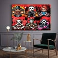 thumbnail image 2 of Horror Film Diamond Painting Kits for Adults 5D DIY Round Diamond Number Kits with Full Drill 12X16 Inch Halloween Diamond Embroidery Paintings Great for Home, Office, Wall Decor, 2 of 5