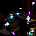 thumbnail image 4 of AYktou Easter Decorations,Easter Basket Stuffers,Easter Gifts for Kids, LED Easter Multicolor Rabbits Shaped Copper Lamp Holiday Decoration Colorful Light String String Lights, 4 of 9