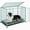 Green, variant on TIME RAY 42” Heavy Duty Dog Crate,Large Metal Escape Proof Dog Cage Kennel,Indestructible high Anxiety Dog Crate for Outdoor and Indoor with Lock, Double Door & Removable Tray