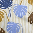 thumbnail image 1 of oneOone Viscose Chiffon Light Brown Fabric Tropical Palm Leaf With Broken Fat Lines Diy Clothing Quilting Fabric Print Fabric By Yard 42 Inch Wide, 1 of 4