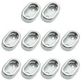 thumbnail image 1 of Aluminum Alloy Silver Clothes Rail Holder for Home Use Durable Anti-Rust 10 Pieces, 1 of 8