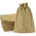 thumbnail image 2 of 20 piezas bolsa de arpillera con cordón de lino oscuro Adepaton LRWJ915-3, 2 of 8