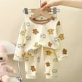 thumbnail image 2 of WEAIXIMIUNG Christmas Solid Color Children's Hoodie Set With Thick Fall And Winter Homewear Pajamas 140, 2 of 6