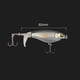 thumbnail image 2 of 6cm 6g Topwater Señuelos falsos Crankbait Cebo de pesca artificial con cola giratoria, 2 of 7