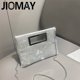 thumbnail image 5 of JIOMAY Monederos glamorosos para mujer Bolsos con purpurina para mujer Bolso cuadrado con diamantes de imitación Bolsos de mano ligeros para fiesta, 5 of 5
