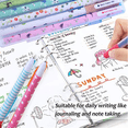 thumbnail image 4 of Stylos Gel, Stylo d'Écriture, Couleurs Assorties, 10 Unités, 4 of 5