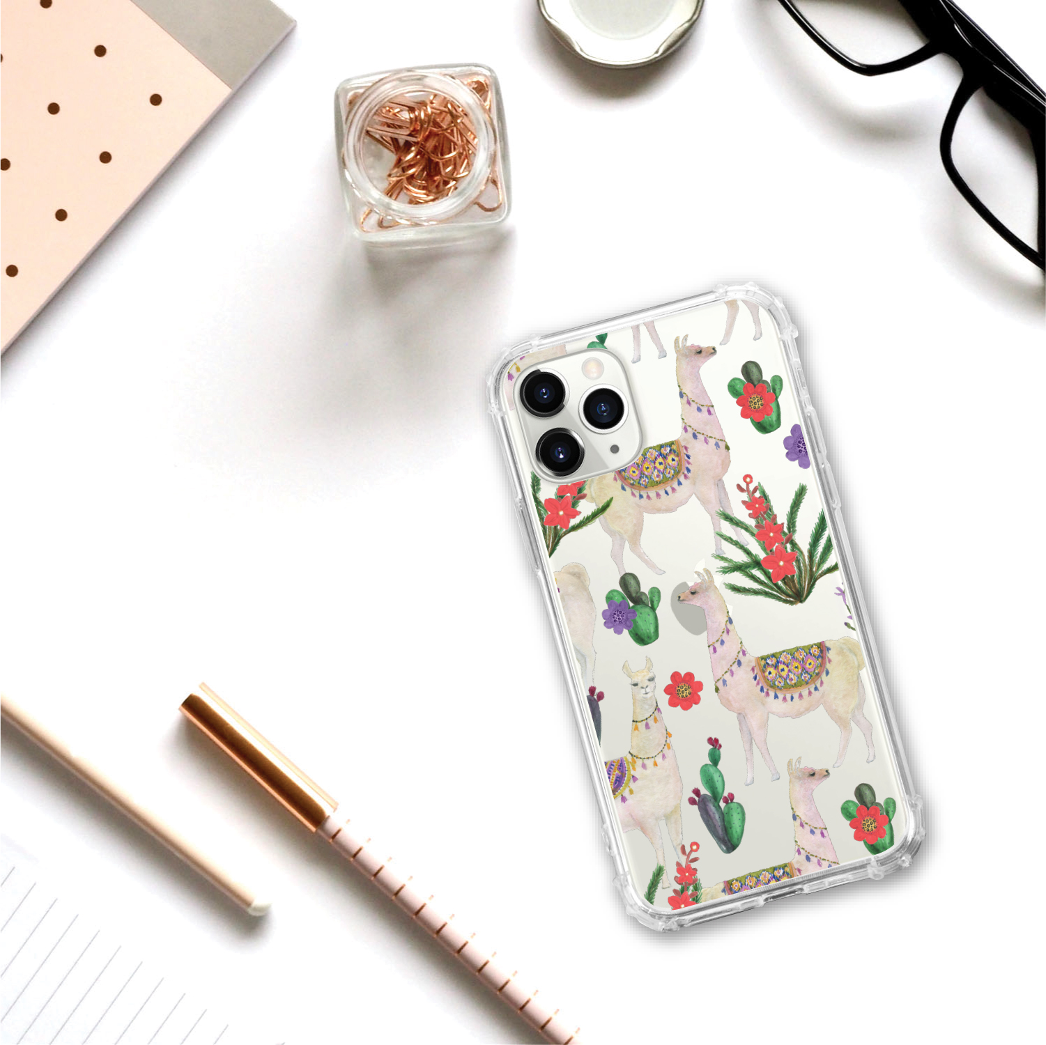 OTM Essentials iPhone 11 Pro Phone Case, Llama Dance Green