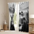 thumbnail image 3 of Feelyou Tree Landscape Black Out Curtains, Duck Animal Curtains Pack of 2 (42x63 Each), 3 of 6