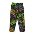 thumbnail image 5 of Daiia Mardi Gras Surface Women's Sleep Pant with Pockets and Drawstring,Pajama Pants-Medium, 5 of 9