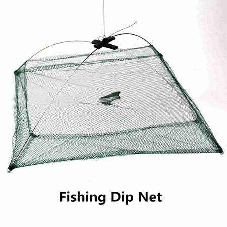 23.6''x23.6'' Umbrella Dip Net Crab Shrimp Trap Cast Dip Net Bait Cast Lures Fishing Catcher (Best Fishing Trips In The Us)