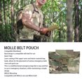 thumbnail image 3 of Molle Bag,Large Capacity  Tactical Molle Utility Pouch Molle Pouch Multifunctional Wide Adaptability Nylon Cloth Military Belt Bag for Emergency, 3 of 8