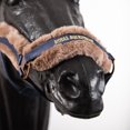 thumbnail image 2 of Royal Equestrian Fur Halter Navy Full, 2 of 4